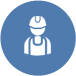 icon depicting corporate, industrial and workwear
